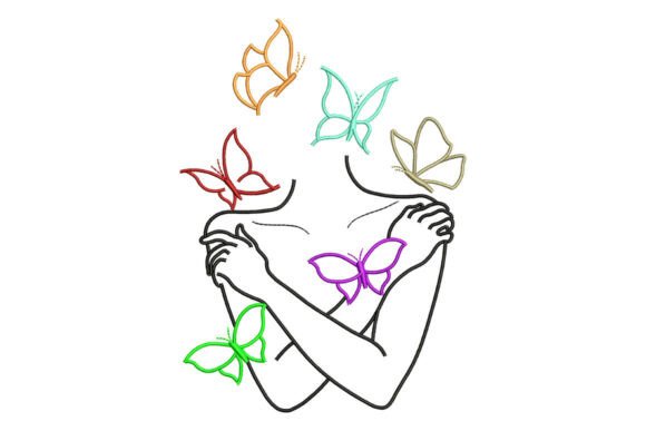 Butterfly Line Art Embroidery: A Designer's Review for Small Business