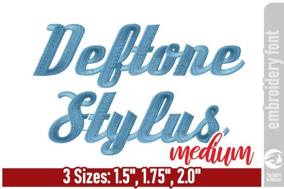 Deftone Stylus Retro Embroidery Font - M Review