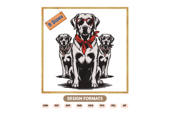 Dogs with Sunglasses Embroidery Design Review