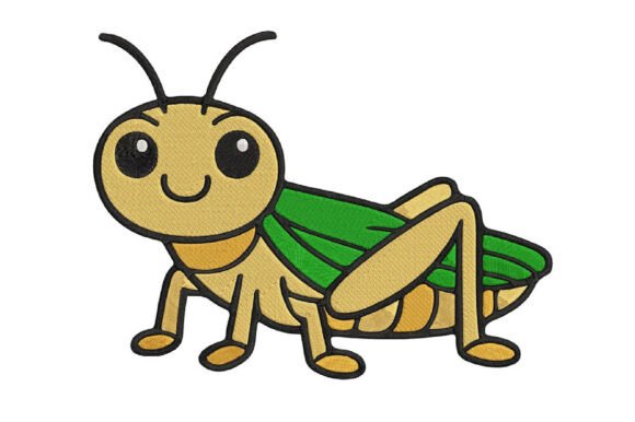 Grasshopper Embroidery Design Review for Boutique Apparel