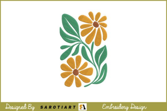 Groovy Retro Daisies Embroidery Design Review