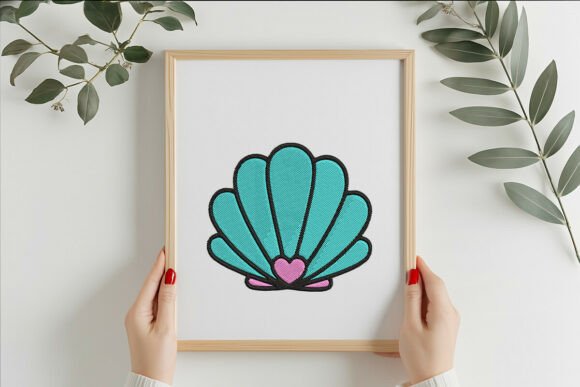 Heart Seashell Embroidery: A Designer's Review for Small Business Merch