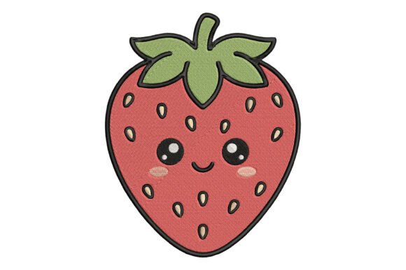 Kawai Strawberry Embroidery Design Review