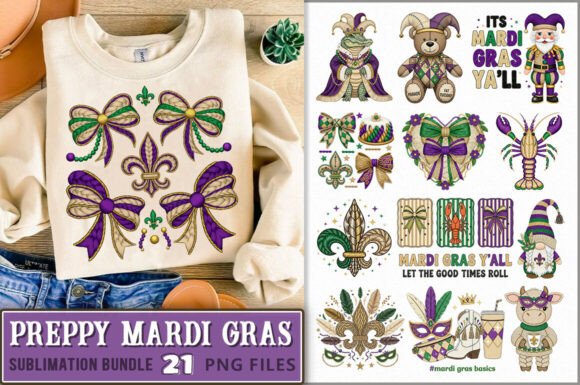 Mardi Gras Embroidery PNG Bundle Review