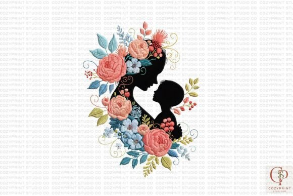 Mother s Day Faux Embroidery PNG Review