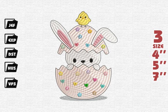 Peeking Bunny Embroidery Pattern Review