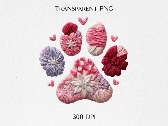 Valentine Paw Embroidery PNG Review